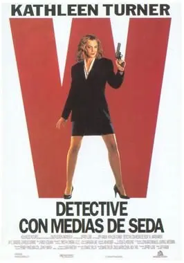 Detective con medias de seda